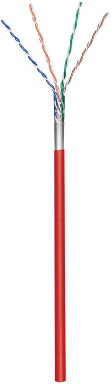 Cavo Cat.5E CCA 100m Rosso Flessibile GOOBAY - immagine 4