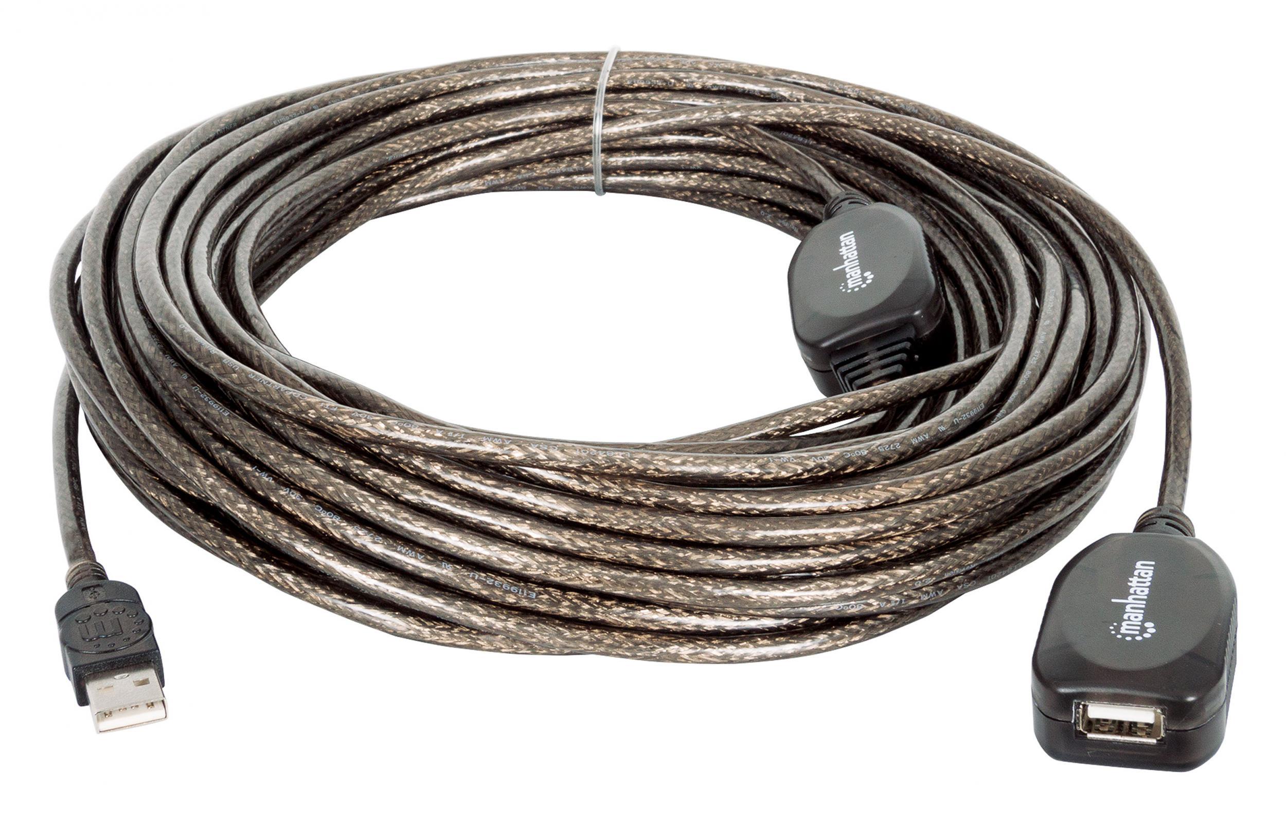 Prolunga USB Attiva 20 mt: Massima Velocità! MANHATTAN - immagine 4