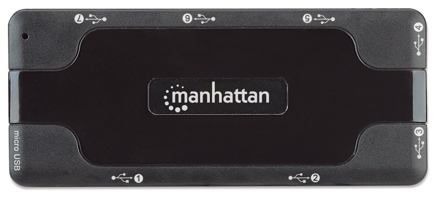 "Hub USB 2.0 Speedy 7 Porte" MANHATTAN - immagine 4