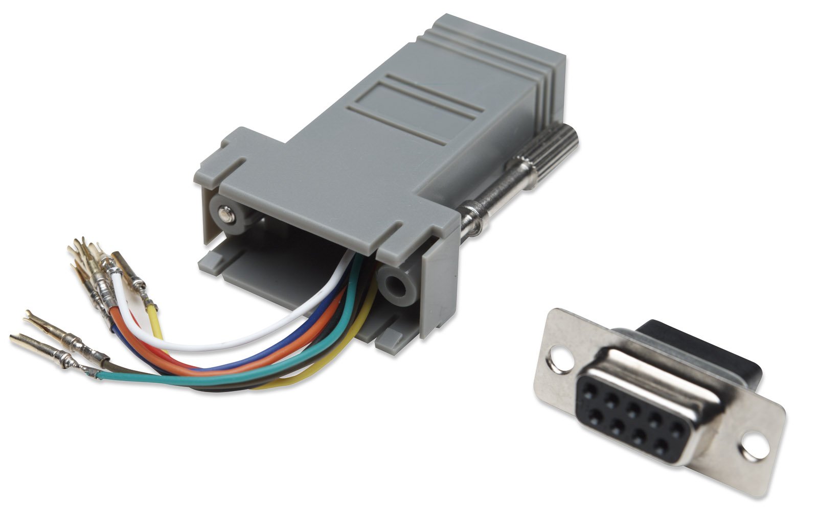 Adattatore Modulare DB 9p.F / RJ45 8 fili MANHATTAN - immagine 4