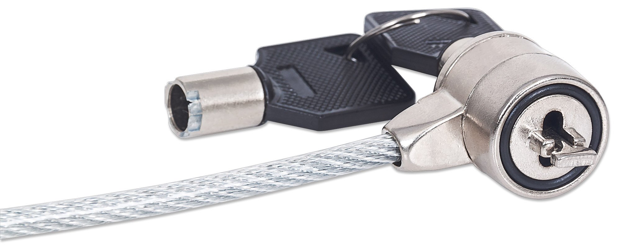 Cavo di Sicurezza Notebook: Protezione in Acciaio con Lucchetto MANHATTAN - immagine 4