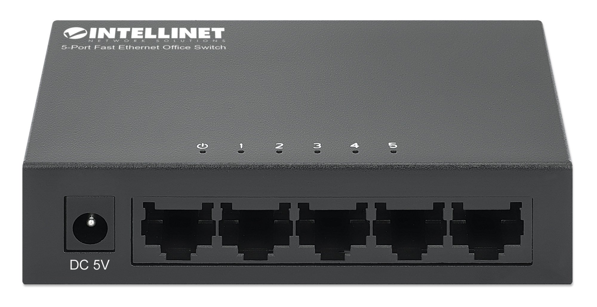 Switch Hub Ethernet 5 porte: connessione veloce in metallo INTELLINET - immagine 4
