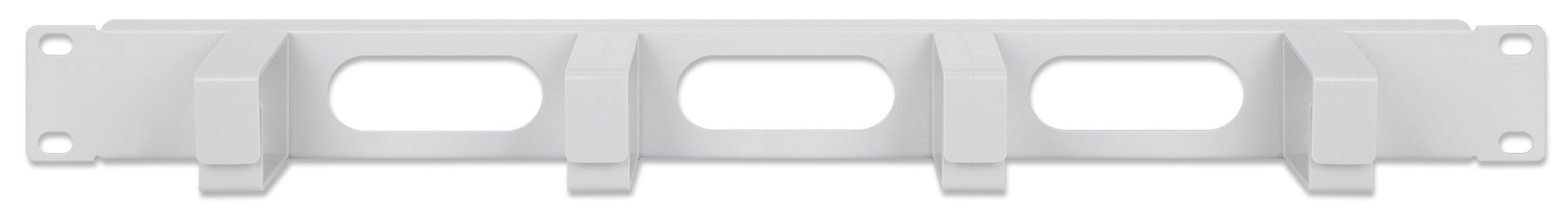 Pannello Passacavi 4 Anelli Corti 3 Fori 1U Grigio INTELLINET - immagine 3
