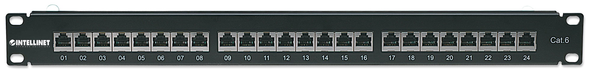 Pannello Patch STP 24 Porte RJ45 Cat. 6 INTELLINET - immagine 4