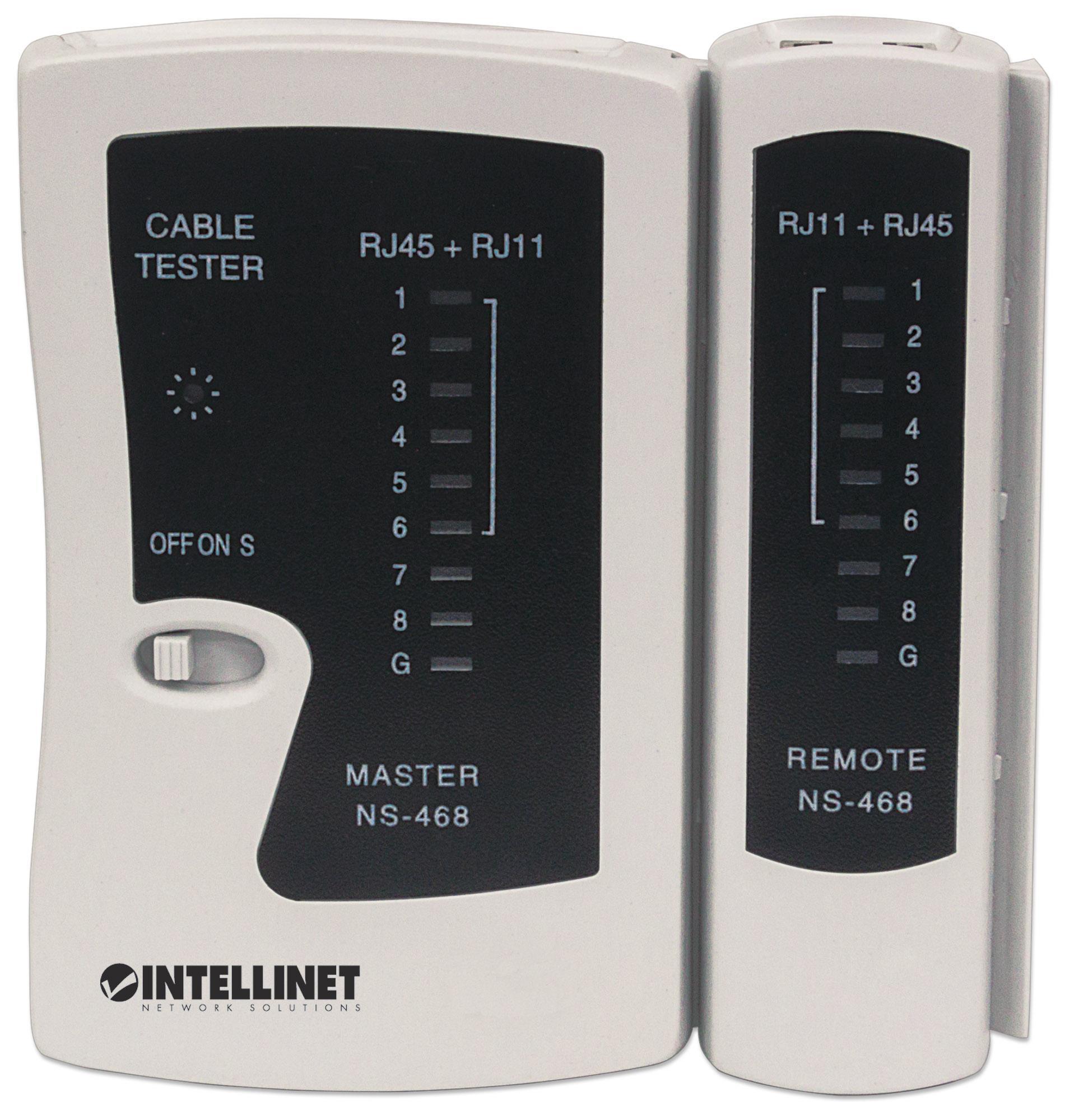 Tester di Rete RJ11/12 & RJ45: verifica la connettività dei cavi INTELLINET - immagine 4