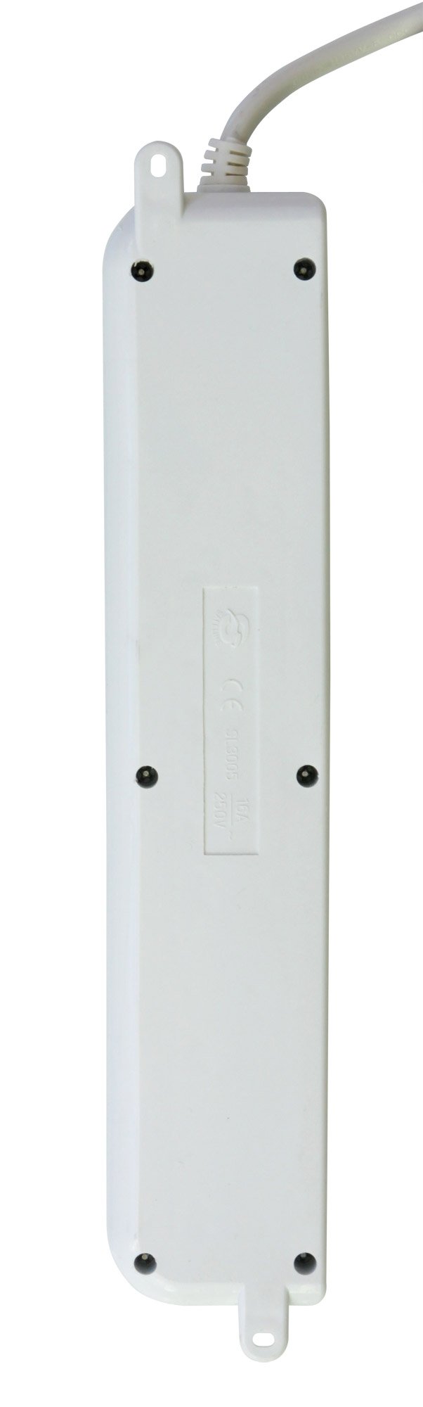 Multipresa Italiana 5 Posti Angolata - Bipasso / Schuko TECHLY - immagine 4