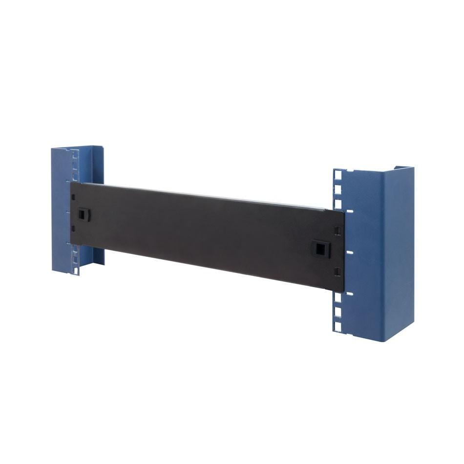 Pannello Cieco Toolless a Clip per Armadi Rack 19'' 2U Nero INTELLINET - immagine 4