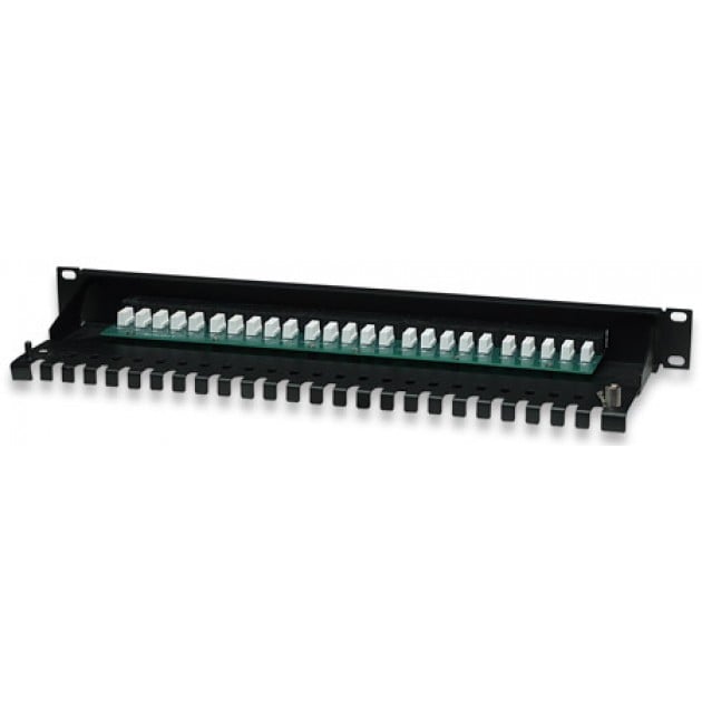 Pannello Patch 25 Porte UTP Cat. 3 per Telefonia INTELLINET - immagine 5