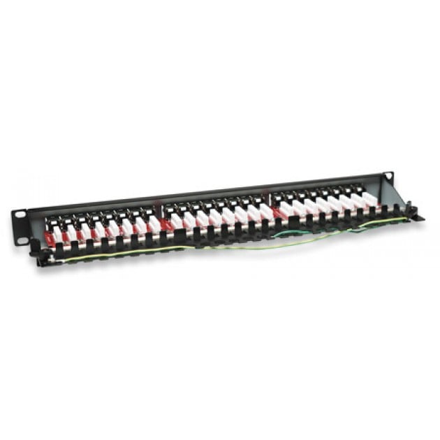 Pannello Patch STP 24 Porte RJ45 Cat. 6A INTELLINET - immagine 4