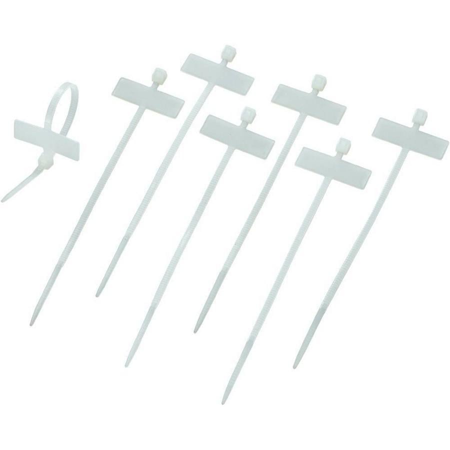 Fascette Fermacavi 100x2,5mm con Targhetta 25x8mm 100 pz Bianco TECHLY - immagine 4