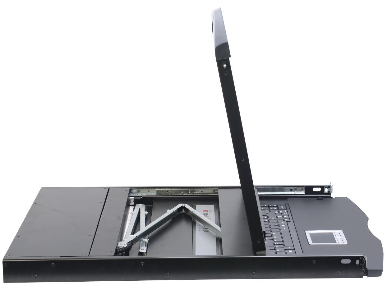 Console KVM Switch 8 Porte USB/PS2 con LCD 19'' da Rack 19'' Dual Rail INTELLINET - immagine 4
