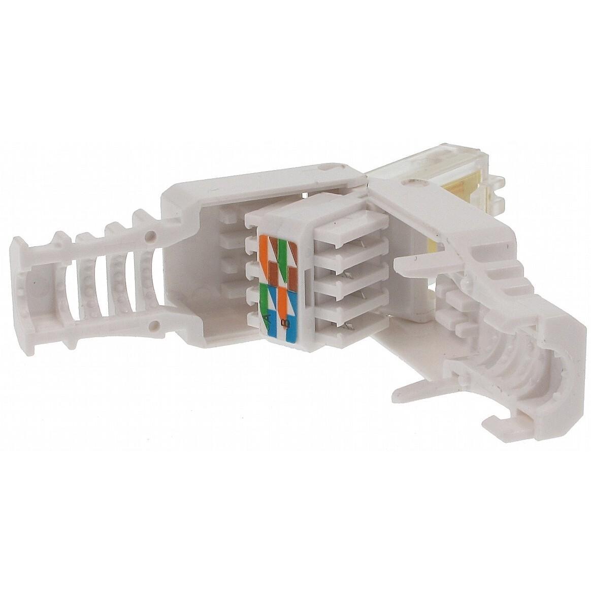 Plug Cat. 5/6 RJ45 Toolless con Copriconnettore INTELLINET - immagine 4