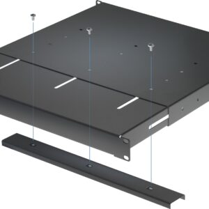 Mensola estensibile per Rack 19'' 1U Nero 4 punti INTELLINET