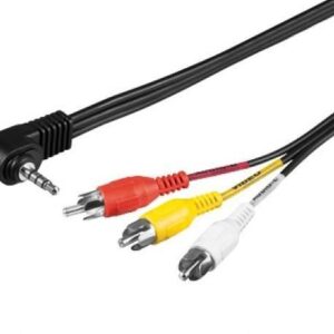 Cavo Audio Video 3RCA a Jack 3.5 mm - 1,5 Mt GOOBAY