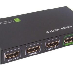 Switch HDMI 3 IN 1 OUT con Telecomando 4K UHD 3D TECHLY