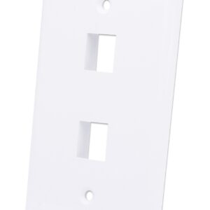 Placca Porta Frutti Bianca 2 Posti - Mod.503 INTELLINET