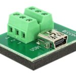 Adattatore Mini USB Femmina Terminal Block 6 pin DELOCK