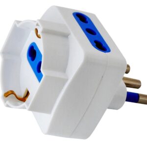 Adattatore Triplo Spina 2P+T 16A TECHLY