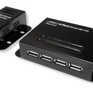 Extender USB su Cavo Cat.5/5e/6 fino a 50m con Hub 4 Porte LOGILINK