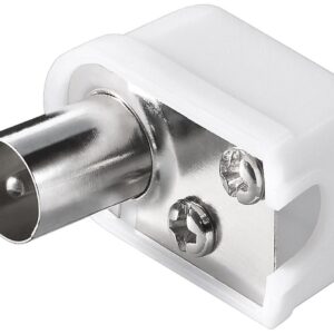 Connettore TV Maschio 9.5 mm: la soluzione angolata per l'antenna GOOBAY