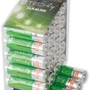 Multipack 24 Batterie High Power Stilo AA Alcaline LR06 1,5V TECHLY