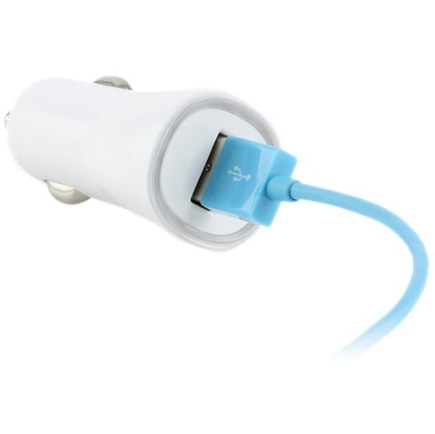 Caricatore da Auto Universale 1 Porta USB con Uscita 5V 1A Bianco TECHLY - immagine 5