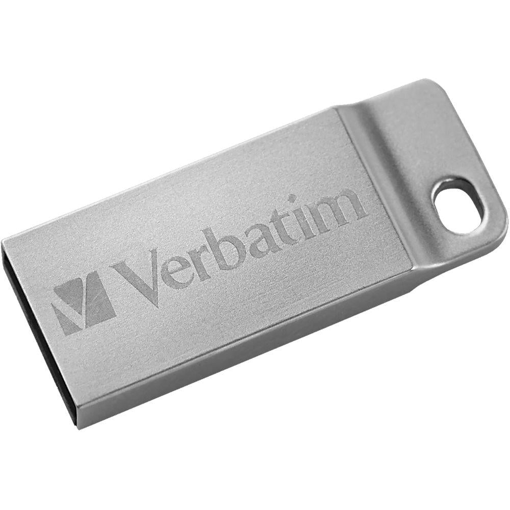Mini Memoria USB Verbatim con Portachiavi 16GB Silver VERBATIM - immagine 5