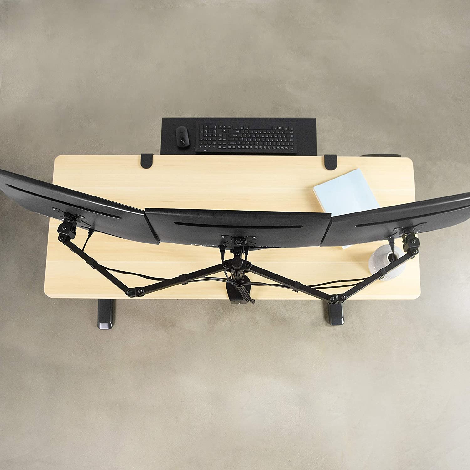 Supporto Scrivania Triple Monitor Clamp 13-24'' TECHLY - immagine 5