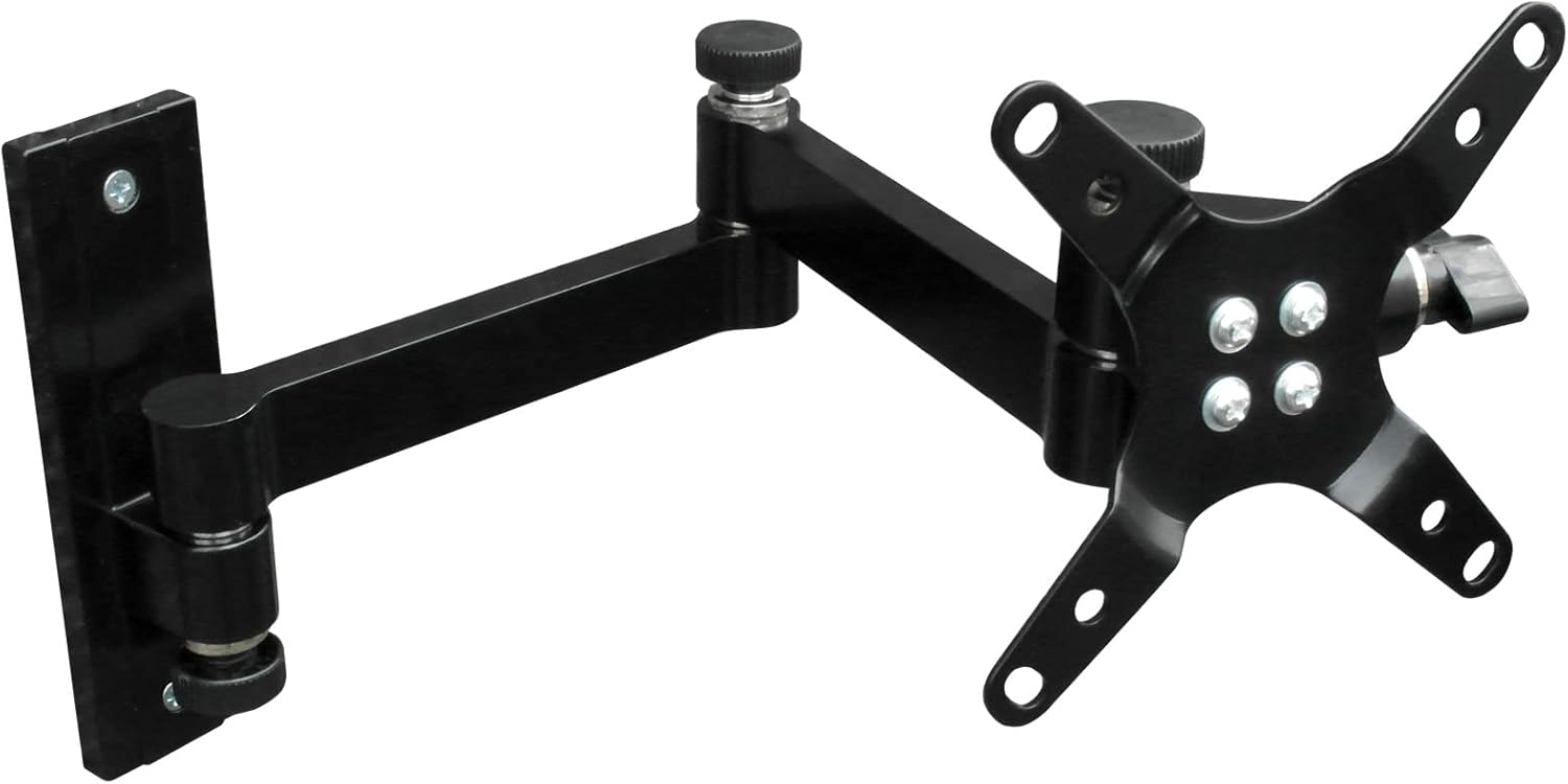 Supporto a muro per TV LED LCD 13-30'' inclinabile 3 snodi nero TECHLY - immagine 5