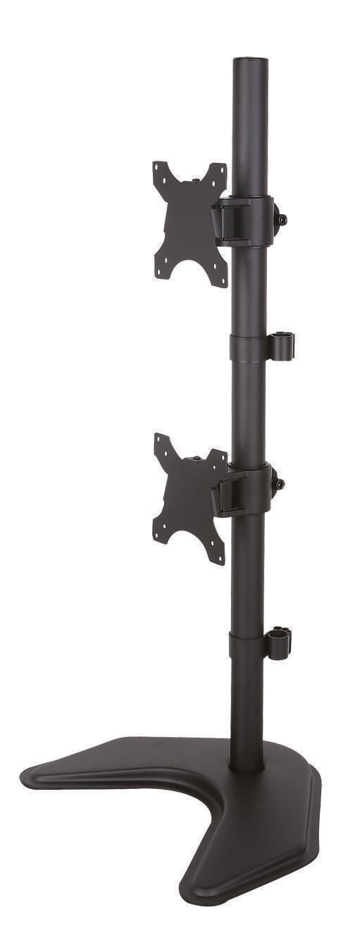 Supporto da Scrivania 2 Monitor 13-27'' Fissaggio con Base o Vite Passante TECHLY - immagine 5