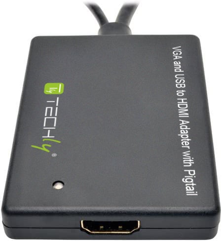 Adattatore VGA a HDMI con Audio USB: Converti e Connetti TECHLY - immagine 5