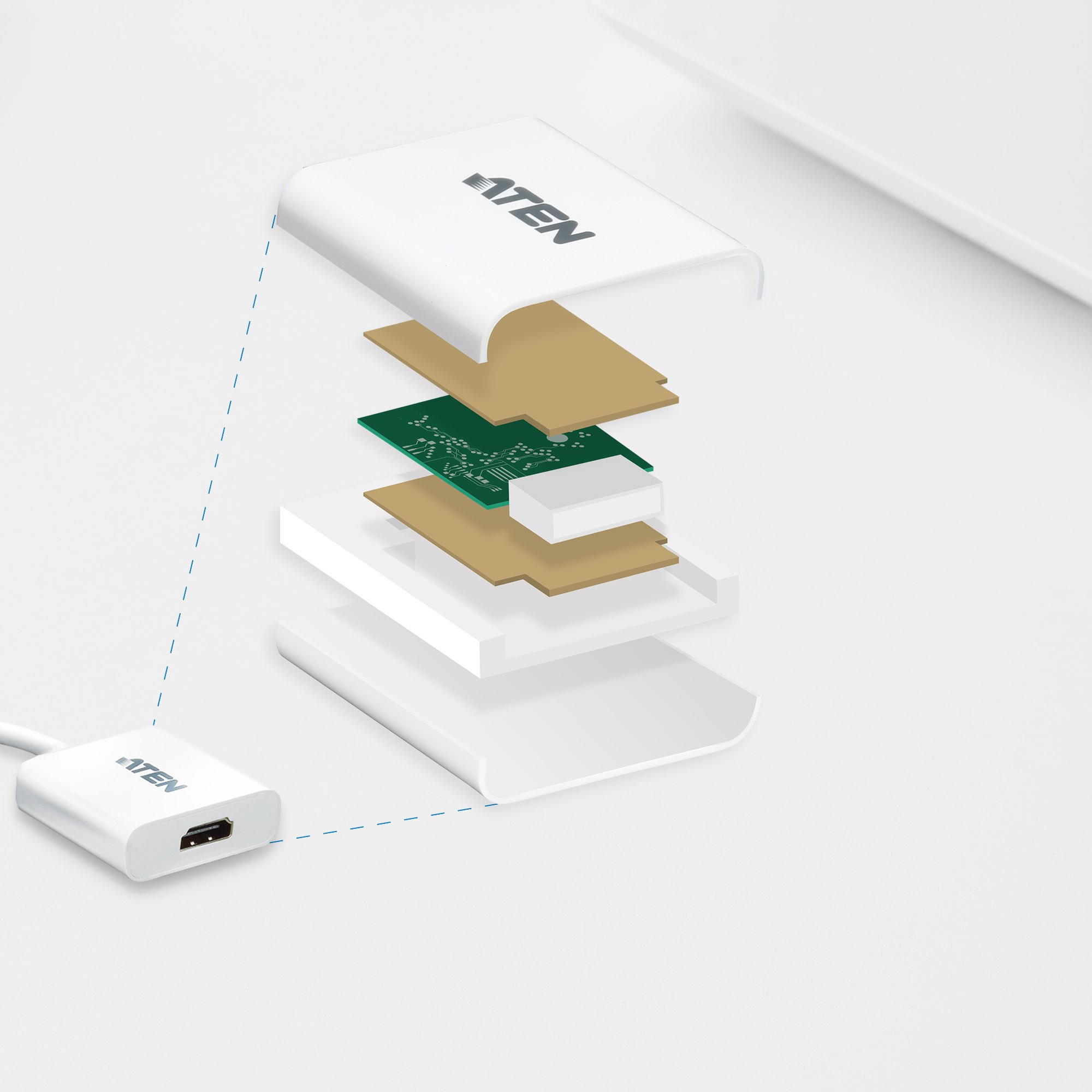 Adattatore da DisplayPort a HDMI, VC985 ATEN - immagine 5