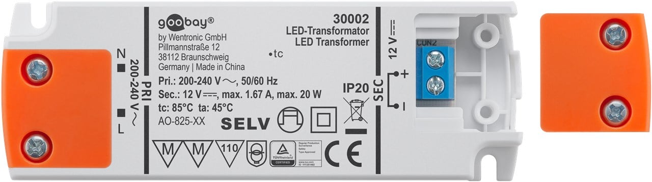 Alimentatore Led 20W: massima efficienza per ogni Led GOOBAY - immagine 5
