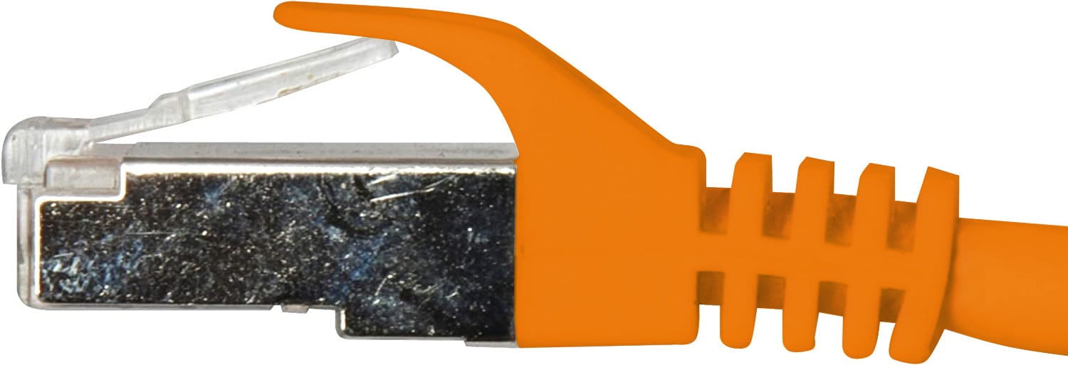 Cavo di rete Patch in CCA Schermato Cat. 6 Arancione F/UTP 3 m Bulk TECHLY PROFESSIONAL - immagine 4