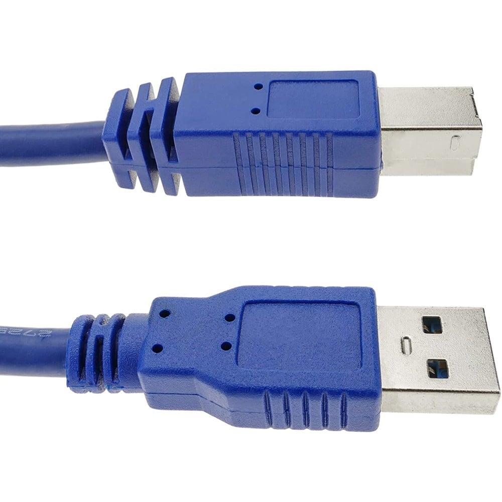 Cavo USB 3.0 Superspeed 0,5m Blu TECHLY - immagine 5