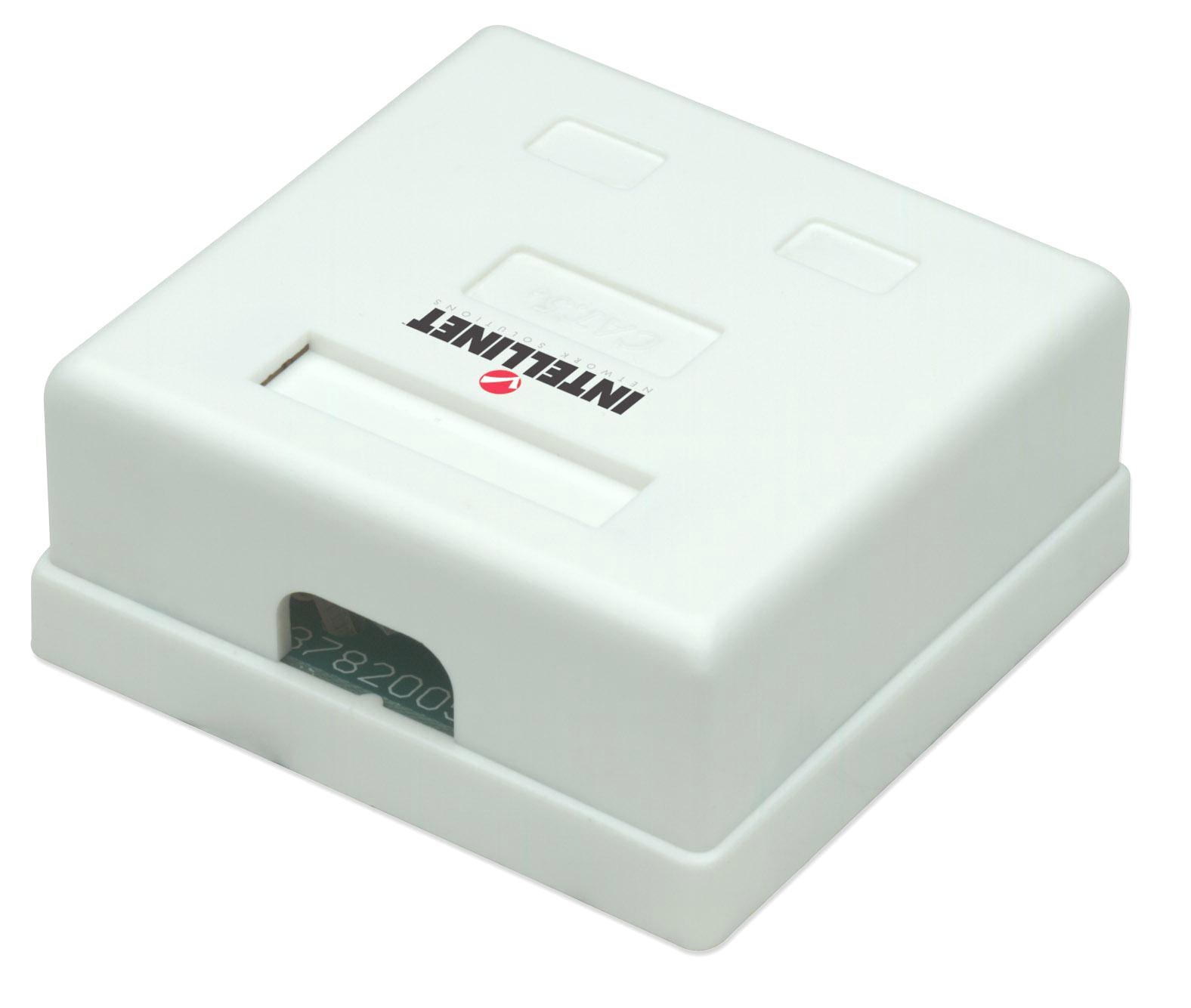 Presa Muro 2 Frutti RJ45 Cat. 5E UTP Beige INTELLINET - immagine 5