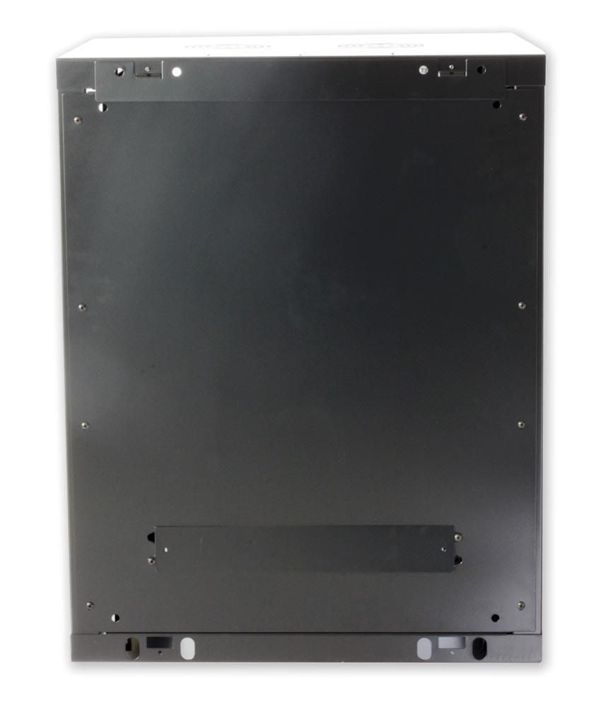 Armadio Rack 19'' a muro: 15 unità, sezione unica, profondità 600mm, colore nero INTELLINET - immagine 6