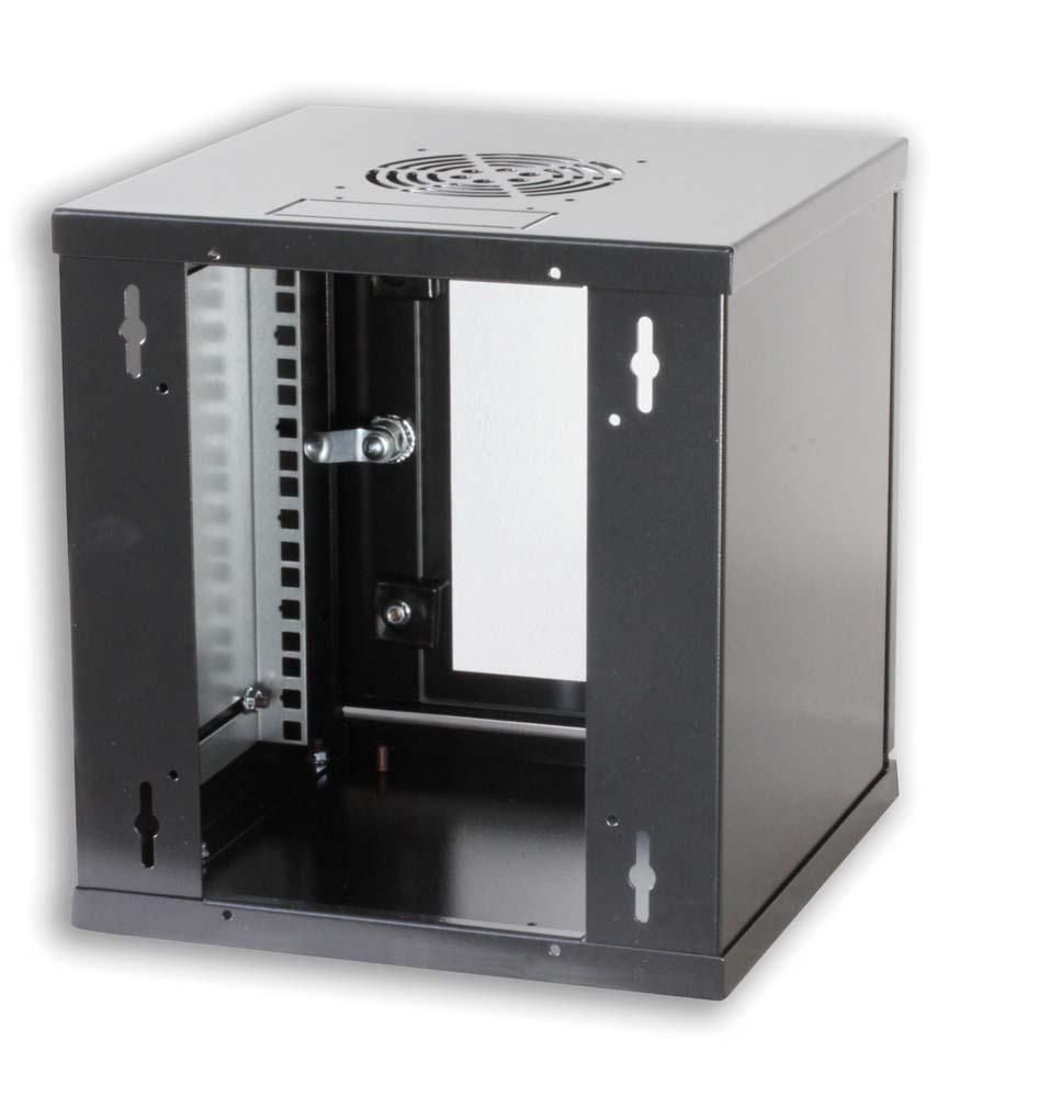 Armadio Rack 10'' a Muro Nero - 6U INTELLINET - immagine 5