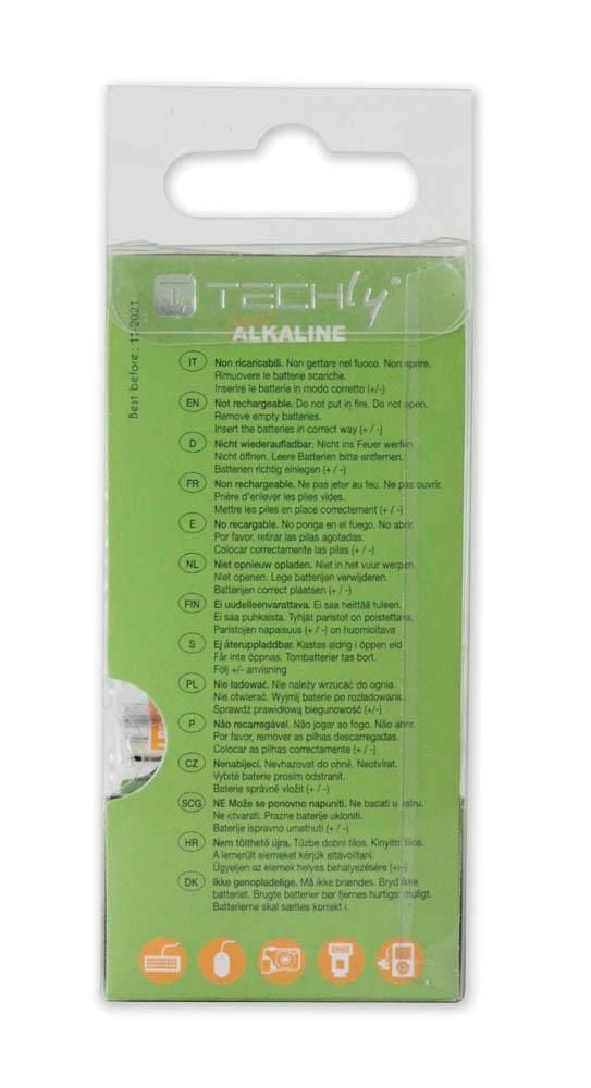 Multipack 24 Batterie High Power Mini Stilo AAA Alcaline LR03 1,5V TECHLY - immagine 5