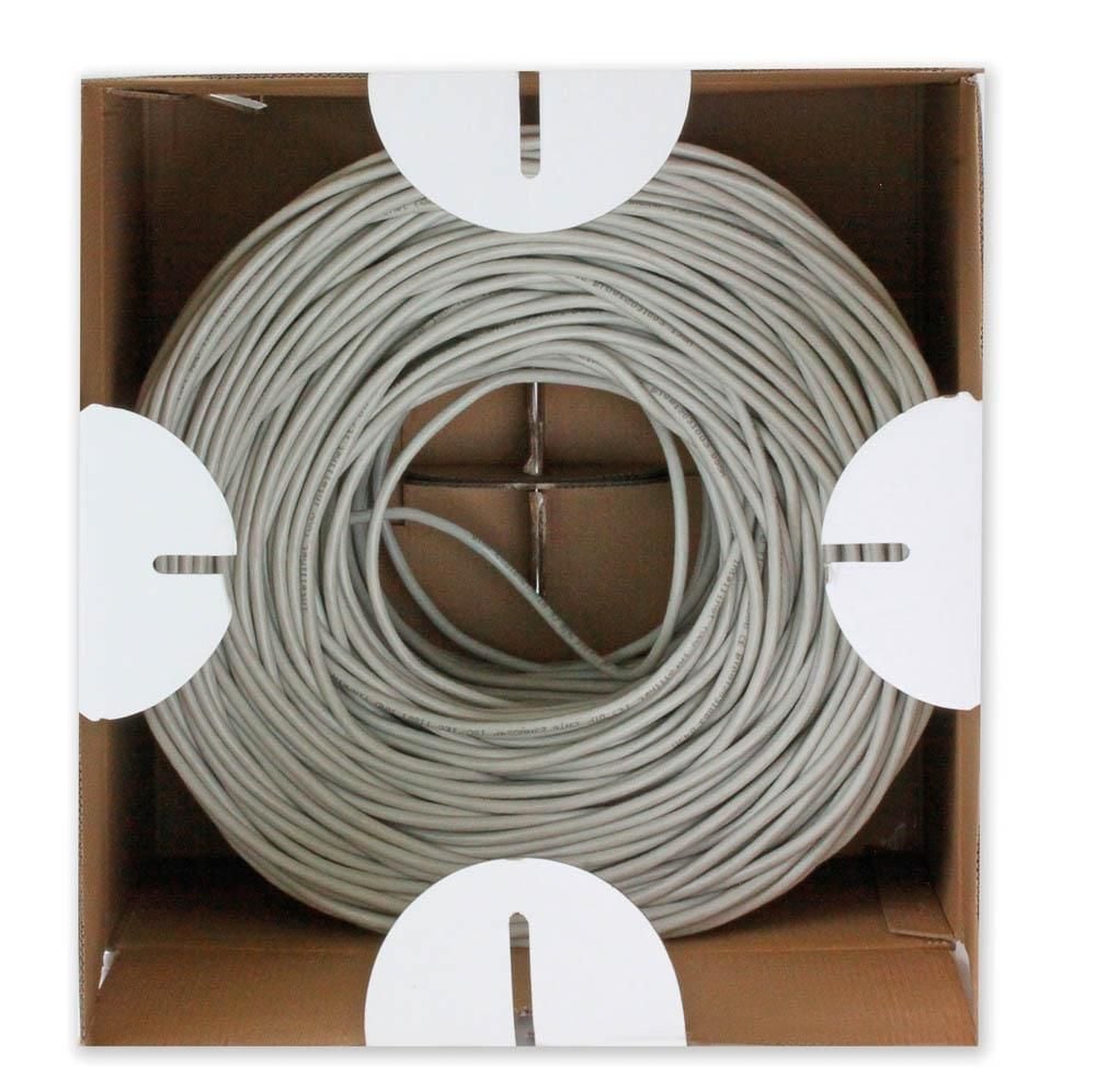 Cavo Cat.6 Rame 305m: Matassa Rigida Grigia TECHLY PROFESSIONAL - immagine 5