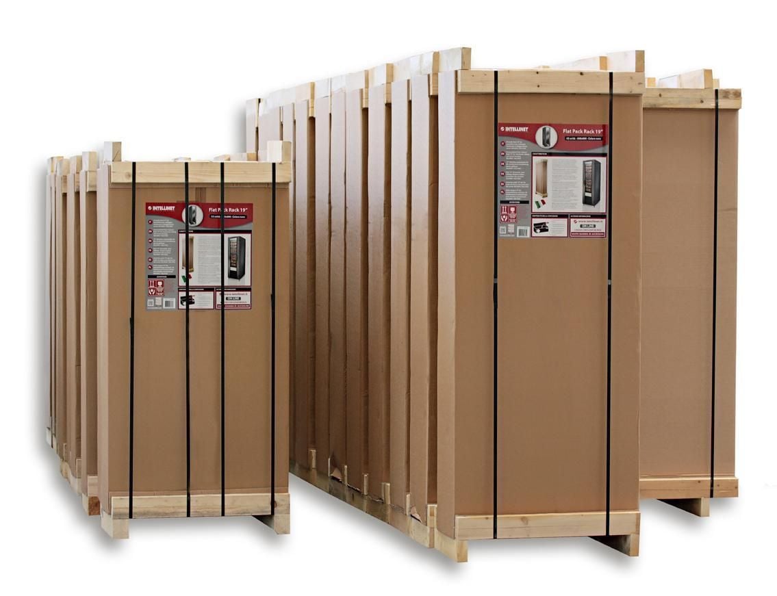 Armadio NetRack 19'' Nero - 33 Unità - 600x600 - Assemblaggio Facile INTELLINET - immagine 5