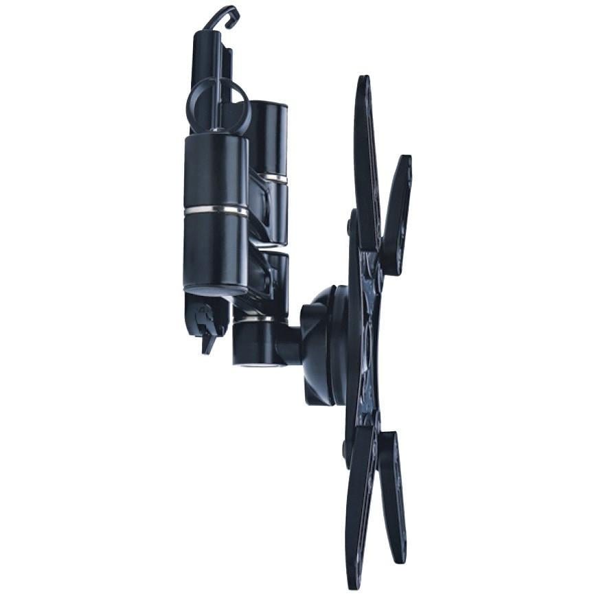 Supporto a Muro per TV LED LCD 13 - 37'' Inclinabile 3 Snodi Nero TECHLY - immagine 5