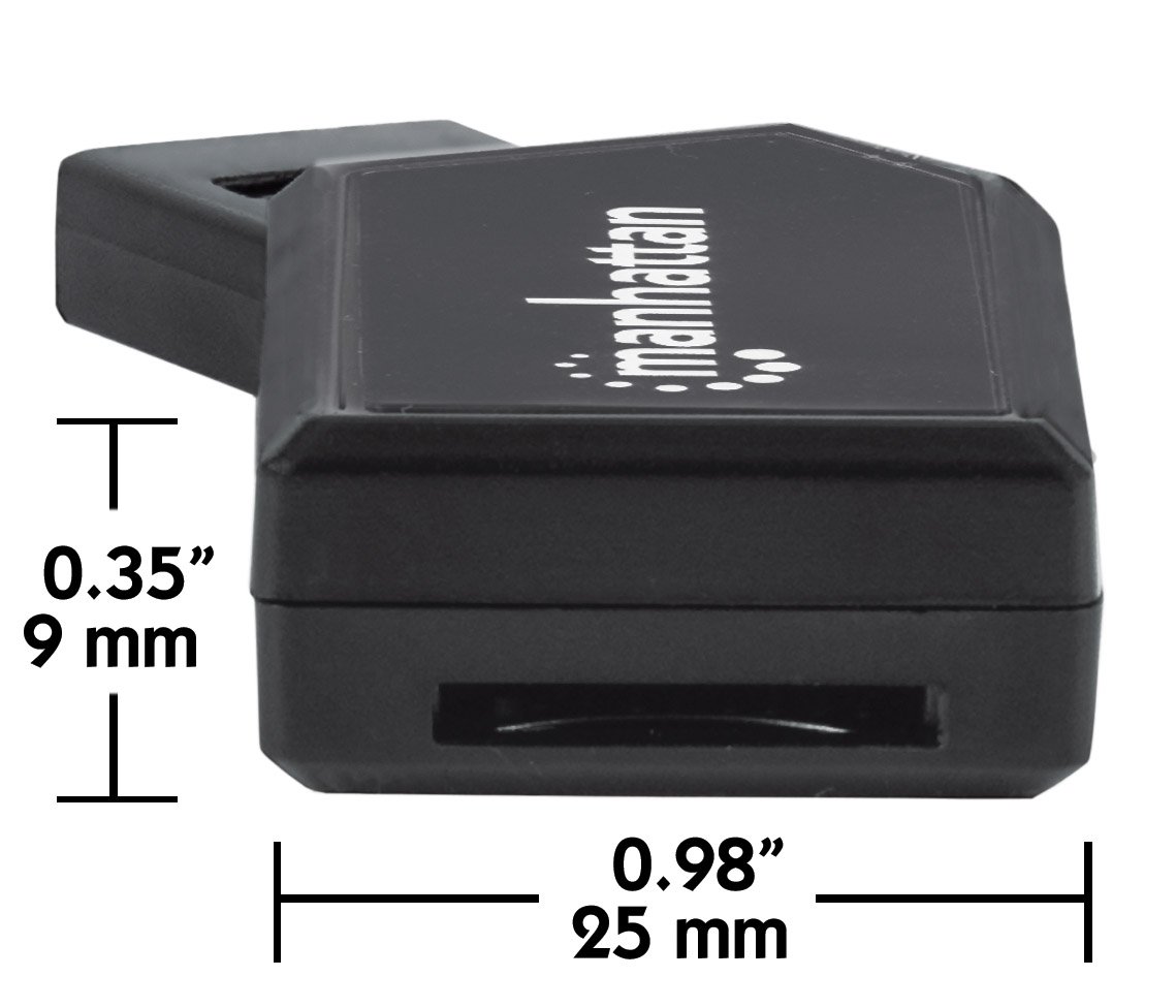 Mini Card Reader USB 2.0: il tuo compagno di memoria MANHATTAN - immagine 5