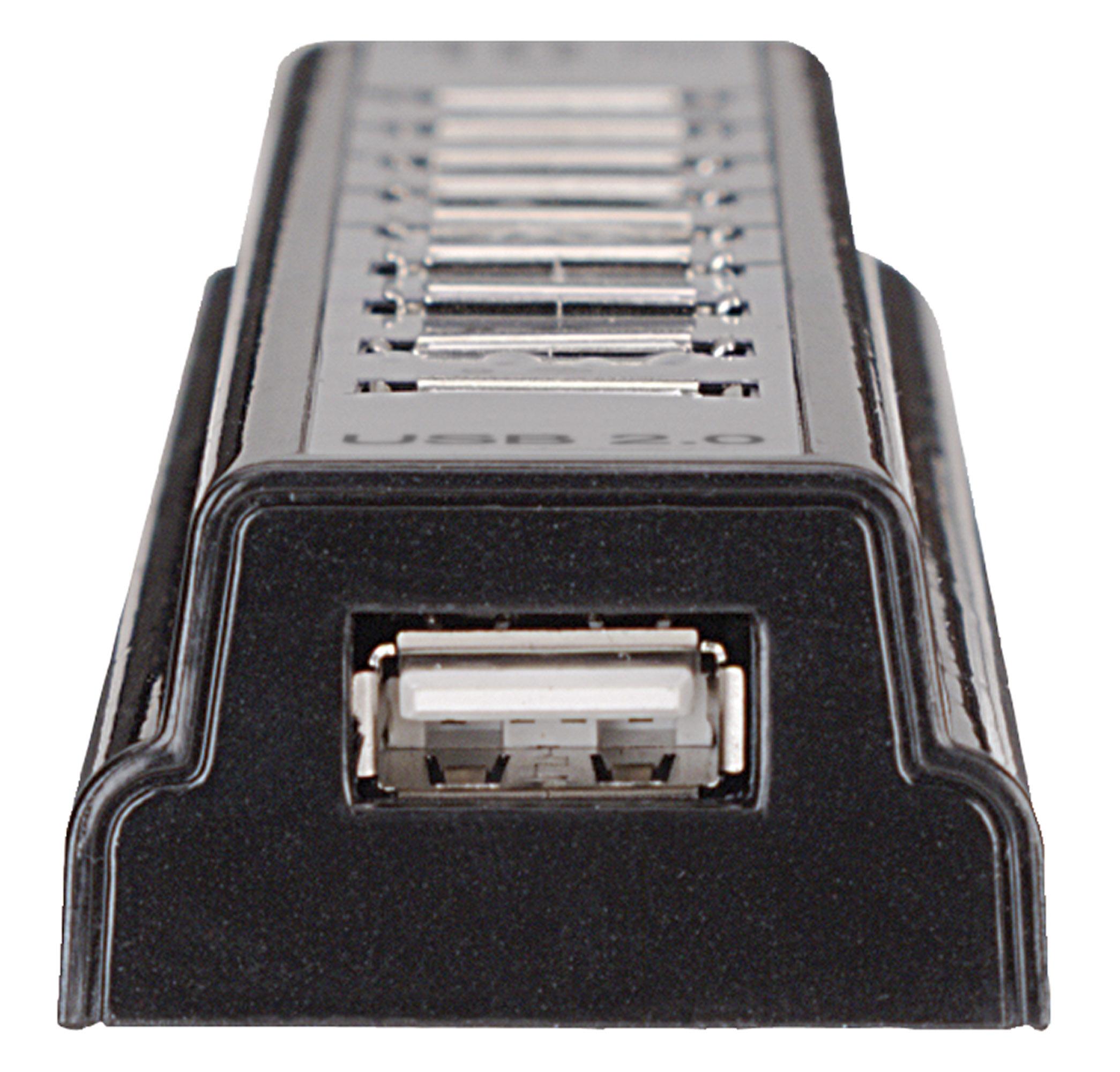 Hub USB 2.0 da Tavolo con 10 Porte: Velocità e Potenza MANHATTAN - immagine 5