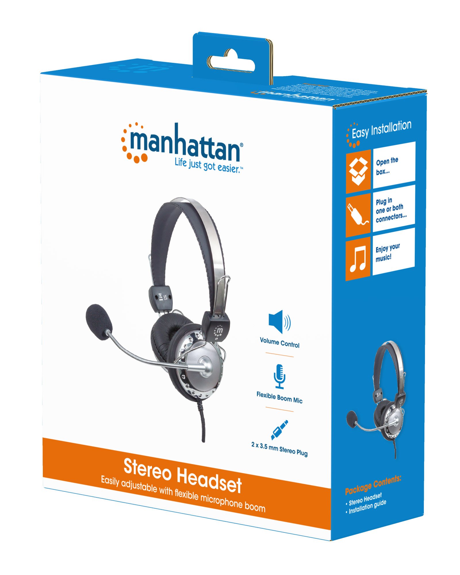 Cuffia Stereo Microfono Flessibile MANHATTAN - immagine 5