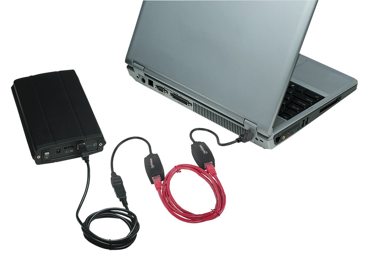 Extender USB Cat. 5E: amplifica il segnale fino a 60 metri! MANHATTAN - immagine 5