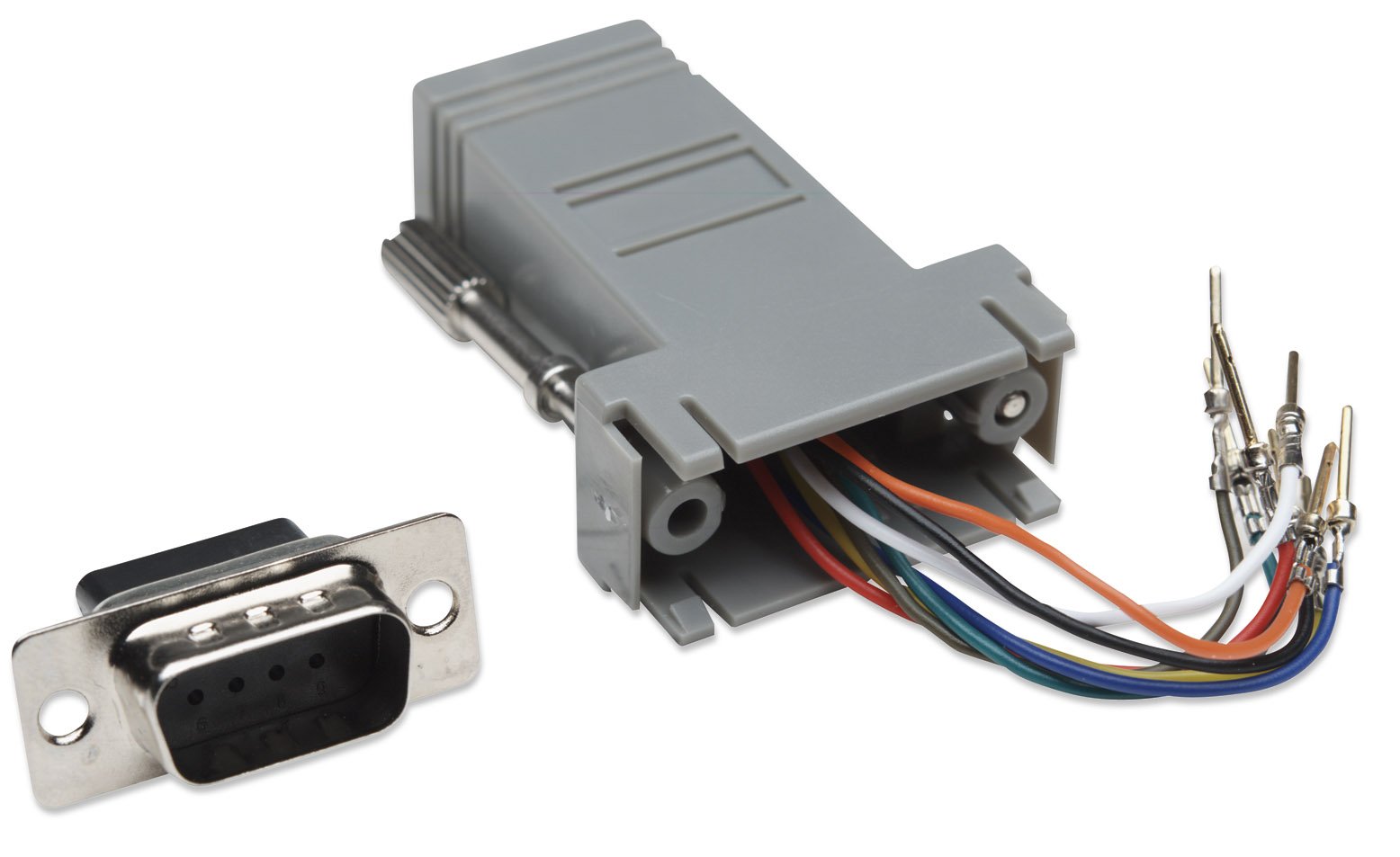 Adattatore Modulare DB 9p. M / RJ45 8 fili MANHATTAN - immagine 5