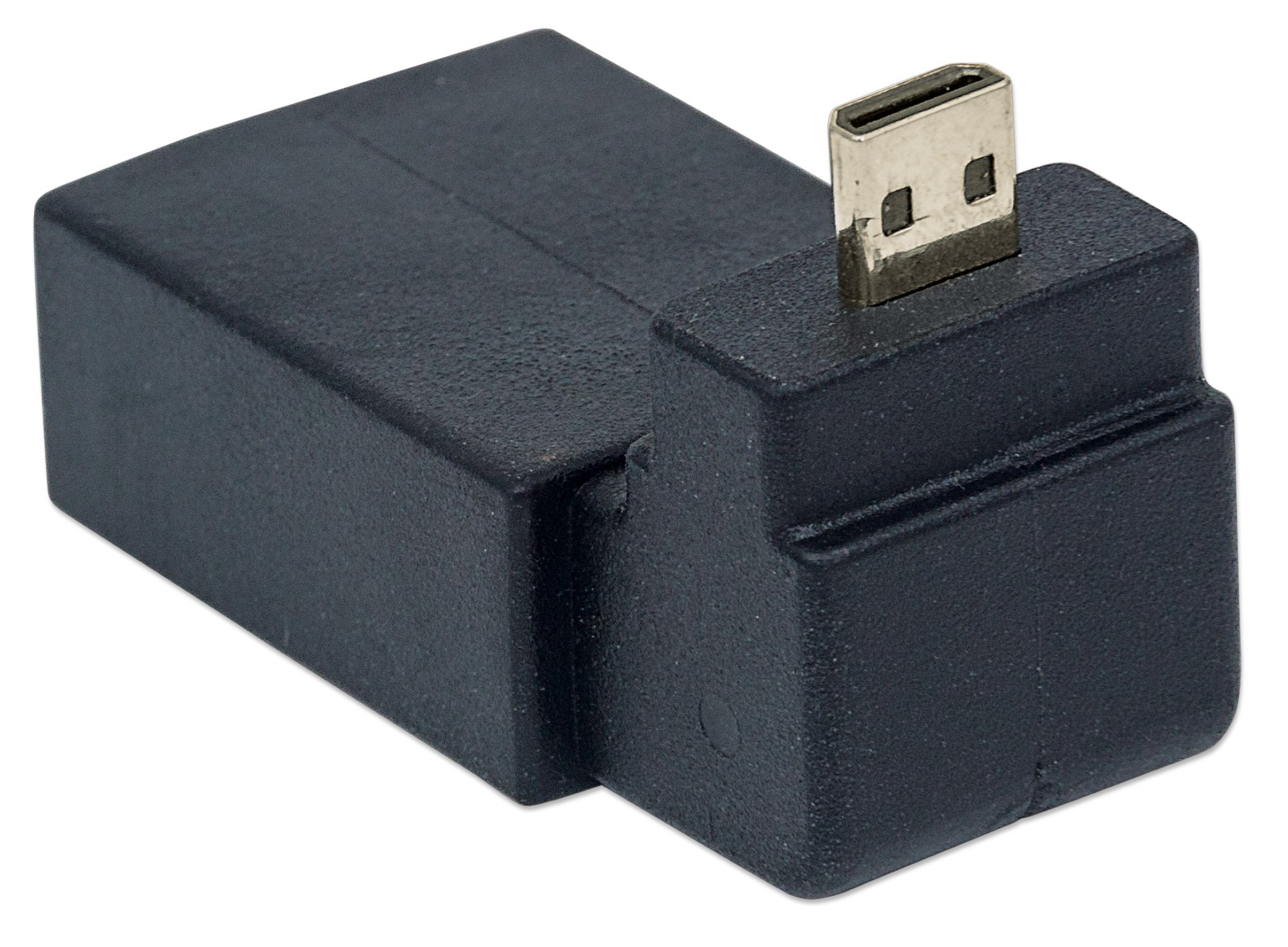 Adattatore HDMI A Femmina / Micro D Maschio Angolato Nero MANHATTAN - immagine 5