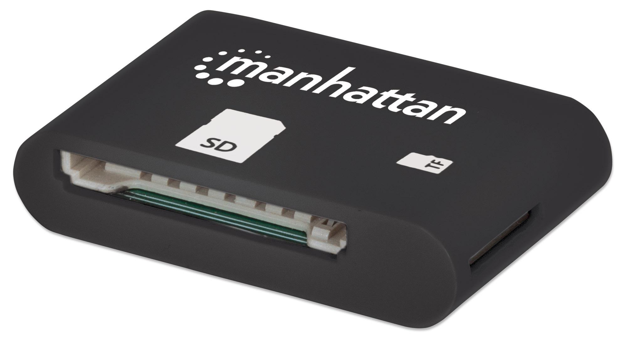 Mini Lettore Micro USB di Memorie SD/MicroSD per Smartphone e Tablet MANHATTAN - immagine 5