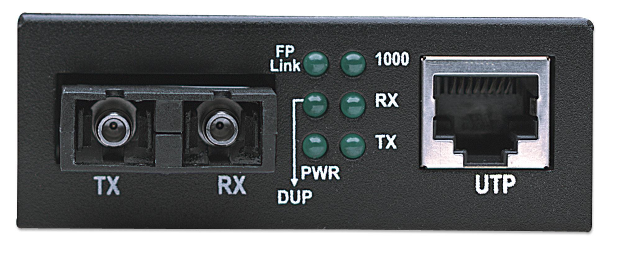 Converti rapidamente da RJ45 a Fibra SC per una connessione GigaBit efficiente INTELLINET - immagine 4